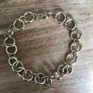 J.Crew gold tone chain necklace
